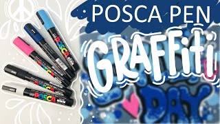 Paint Pen Art || Trying POSCA Graffiti?!