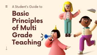 Principles of Multi-Grade Classes