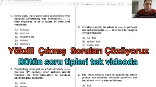 Yökdi̇l Çikmiş Soru Çözümleri̇ Yökdi̇l Sorulari Nasil Çözülür Yökdi̇l Deneme Çözümü Yökdi̇l Soru Çözme