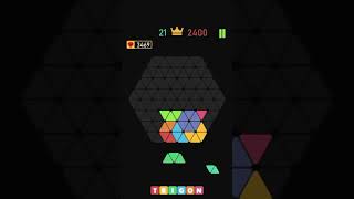 TRIGON triangle block puzzle screenshot 2