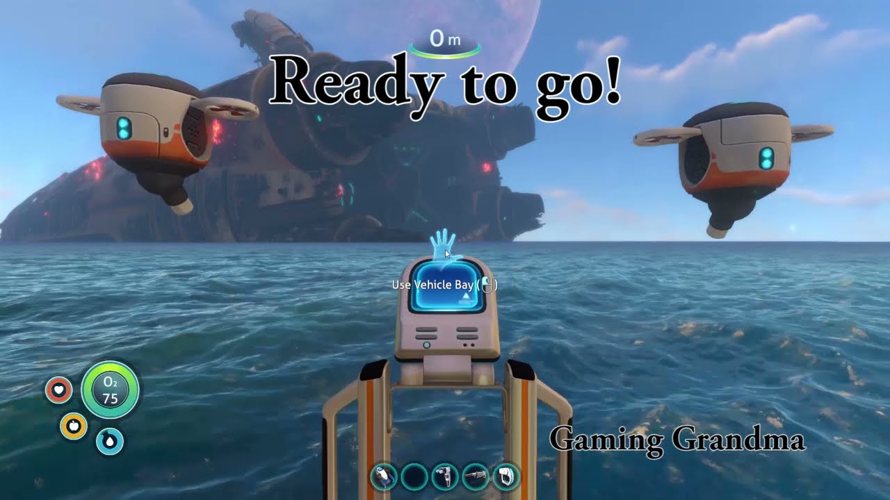 Subnautica Tips 5 Launching the Mobile Vehicle Bay YouTube