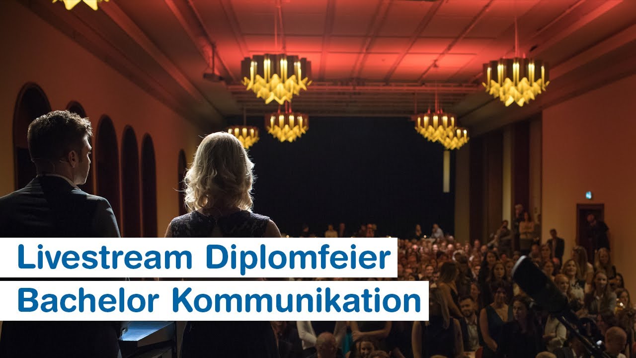 Livestream Diplomfeier 2023 Bachelorstudiengang Kommunikation ZHAW