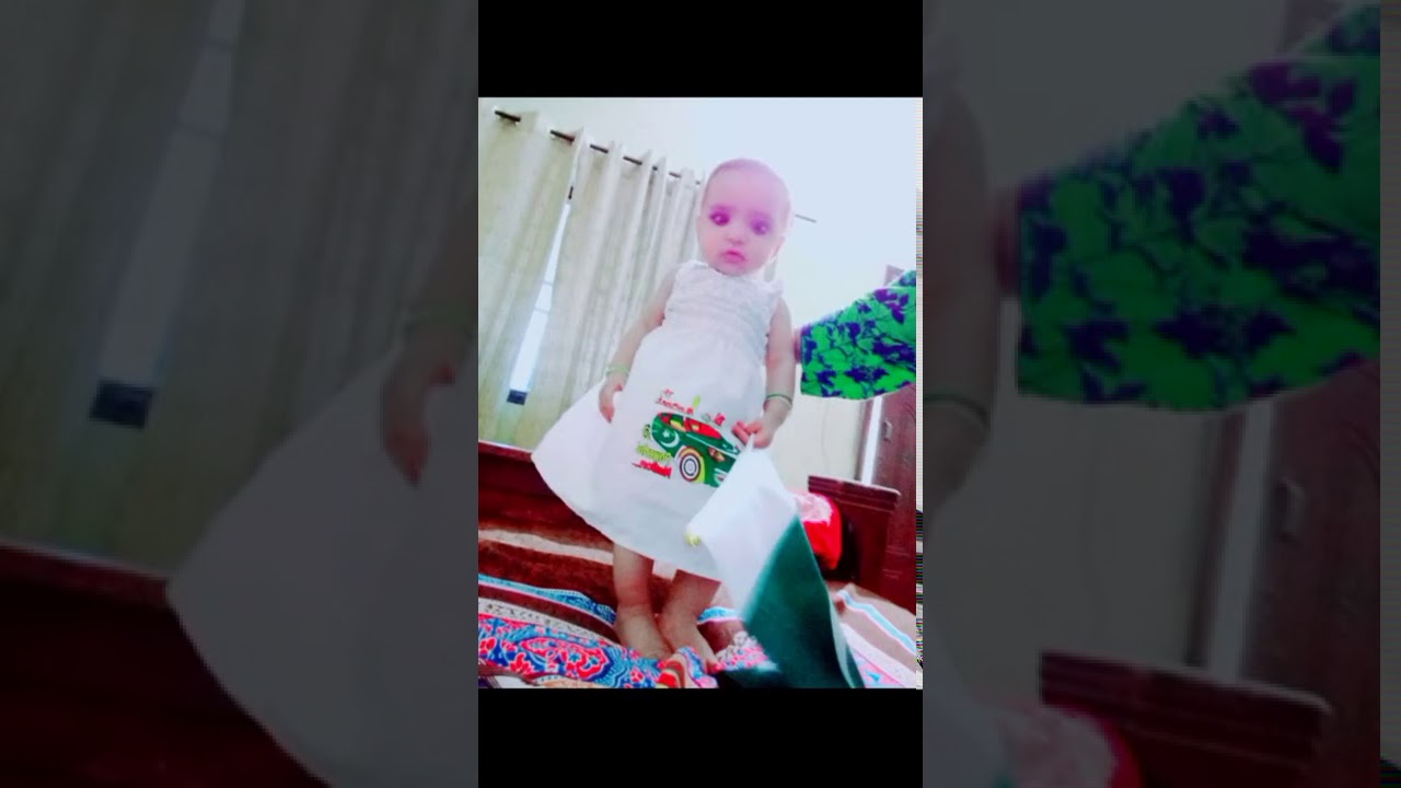 Cute baby love Pakistan