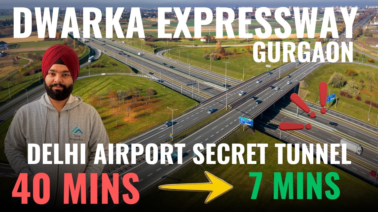 This New Tunnel is INSANE! Delhi Airport to Dwarka Expressway in 7 Minutes
