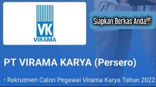 Lowongan Kerja PT Virama Karya (persero) 2022 || Cara melamar kerja screenshot 2