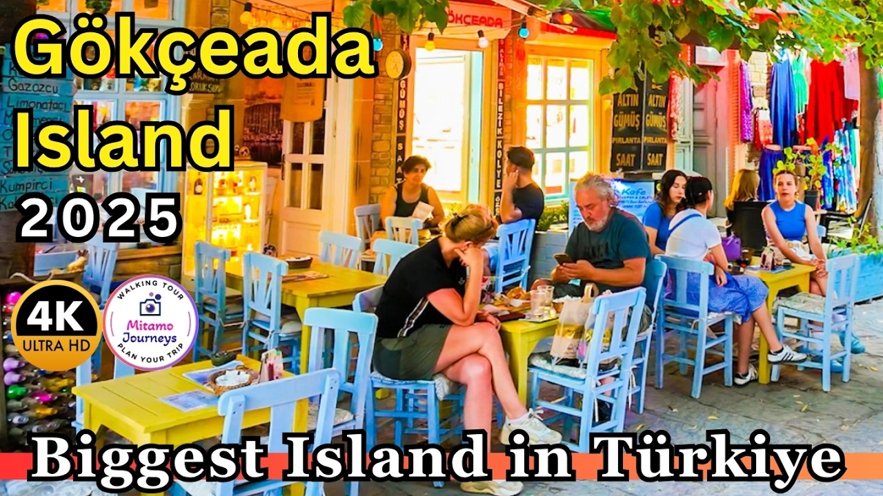 Turkey 2025 4K Walking Tour | Çanakkale to Gökçeada | Biggest Island in Türkiye