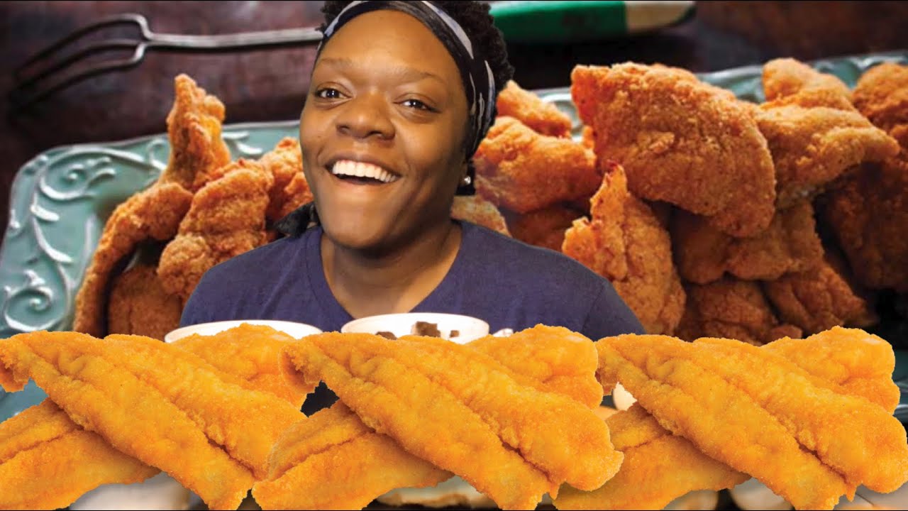 Fish Fry Fridays Mukbang 먹방 | Texas Roadhouse - YouTube