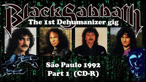 Black Sabbath - Mob Rules/Time Machine and more - Live in São Paulo 1992 (CD-R) - Part 1