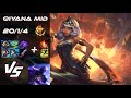 MID Qiyana vs Ryze - NA Grandmaster Patch 26.10