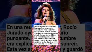 Rocío Jurado deja de justificarse y respira más libre