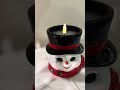 Raz Snowman Battery Operated Candle Christmas Decoration