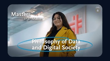 Philosophy of Data and Digital Society - Masters that Matter