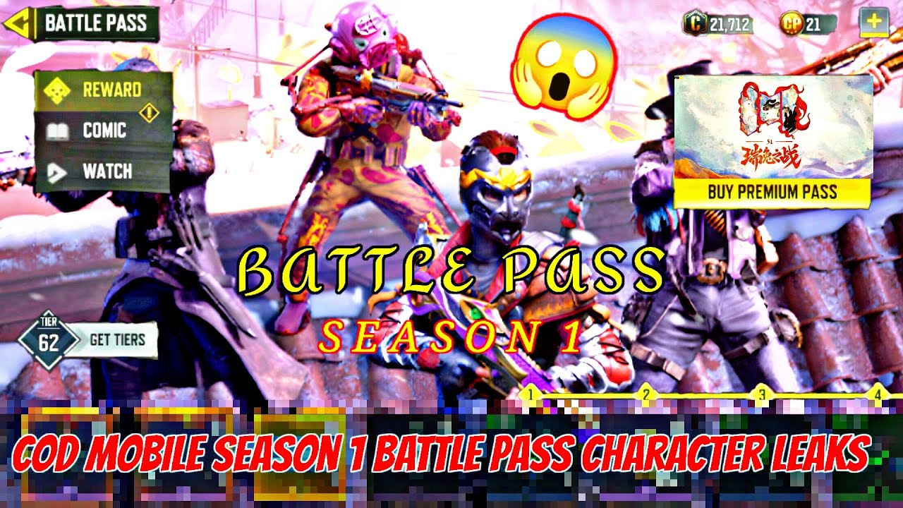*NEW* SEASON 1 LEAKS 2023 | COD MOBILE SEASON 1 BATTLE PASS LEAKS | CODM SEASON 1 CHARACTER LEAKS 🤯