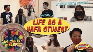 GAADA UJIAN SELAMA KULIAH?!! INILAH KEHIDUPAN ANAK ART DI NAFA! | GREBEK KAMPUS EP 5: NAFA