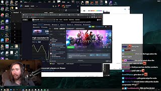 Asmongold's Desktop is a TOTAL MESS