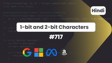 1-bit and 2-bit Characters | Leetcode 717 | DSA | HIndi Explaination | Code With Deepak