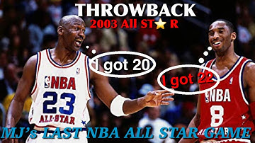 Kobe Bryant and Michael Jordan trash talk moments | 2003 NBA All-Star Game