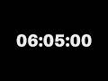 6 Hour 5 Minute Timer [06:05:00] | Focus Countdown