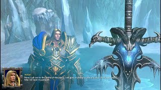 Warcraft 3 Reforged - Arthas Gets Frostmourne