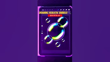 Easy way to draw bubbles 🫧 #art #digitalart #procreate #artist #bubbles #arttutorial #viralvideo