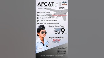 AFCAT 1 2024 batch registration open! #afcat #defence