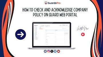 How To Check Into A Post Site On Guard Web Portal?  -GuardsPro Support Center Video