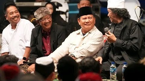 caknun dan prabowo satu panggung 🔴 maiyahan
