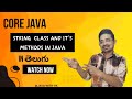 Mastering Strings in Core Java Everything You Need to Know! | javawithrk