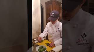 Chiffonade Spinach