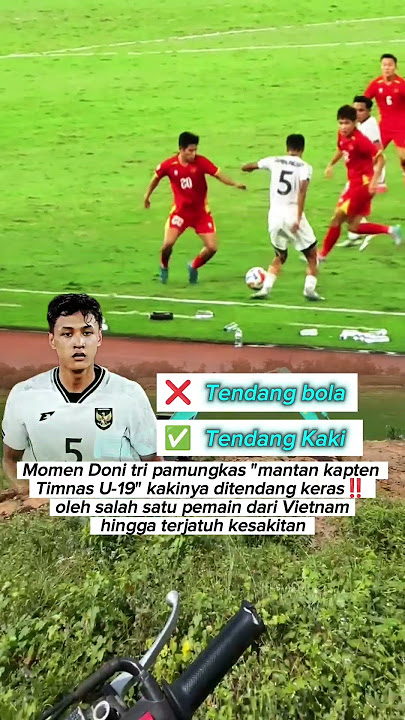 doni tri pamungkas dilanggar‼️ #viral #football #faktauniksepakbolaindonesia