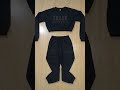 custom summer streetwear cropped sweatsuit set. #sweatsuit #usa #europe #explore #fashion