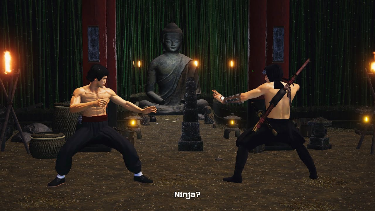 Bruce Lee VS Hiroyuki Sanada Jeet Kune Do Vs Ninjutsu HD BATTLE
