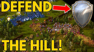 DEFENDING against a MASSIVE ARMY!  -  Cossacks 3, 18th Century Strategy game.
