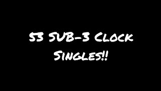 53 Sub 3 Clock singles