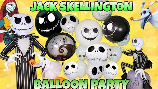 Jack Skellington Big BALLOON Party! Inflating Nightmare Before Christmas with Helium 2020
