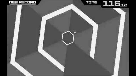 131 seconds in Hexagonest [hardest] - Super Hexagon