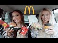 WE TRIED THE ENTIRE MCDONALDS CHRISTMAS MENU! | Immie and Kirra