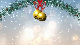 Christmas jingle bells 4k Visual Loop | Python + Taichi CUDA | 60 FPS