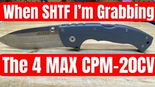 Cold Steel 4Max En Cpm-20Cv. Un Véritable Couteau De Survie Pour Usage Intensif
