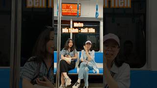 Đi Metro để qua Thảo Điền với tụi mình nhé #coupletravel #travel #metrovideo