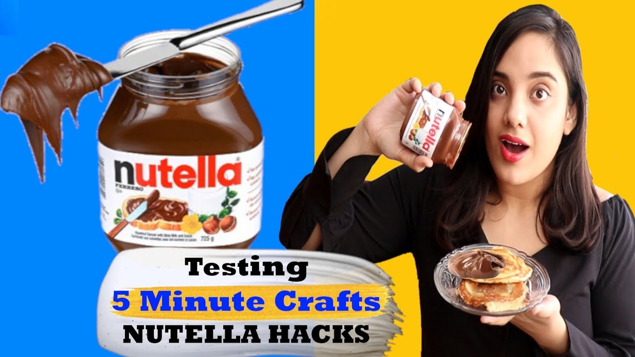 Testing Out Viral NUTELLA HACKS by 5 Minute Crafts | Life Shots - YouTube