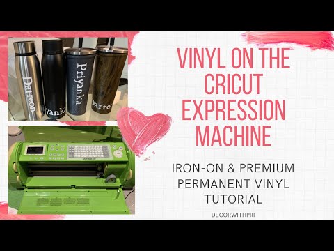 HOW TO: Cricut Expression Vinyl Tutorial