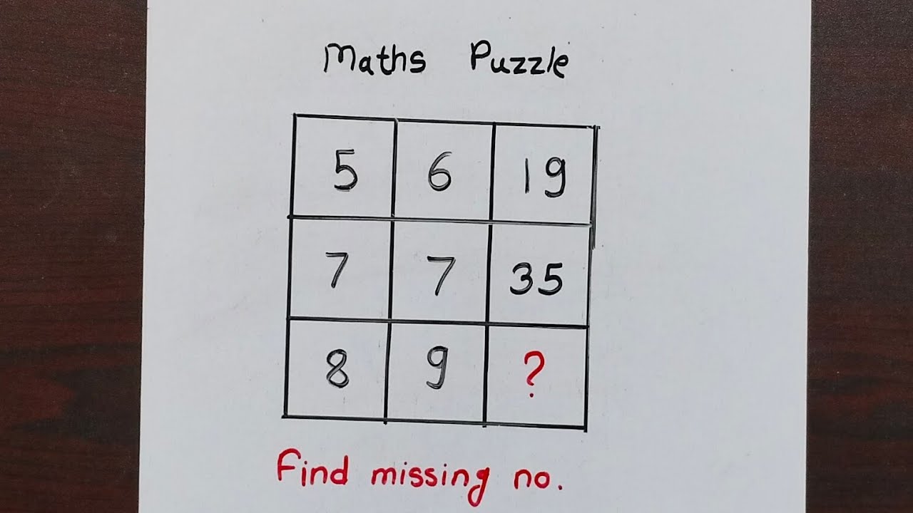 Puzzle Series No 29 - YouTube
