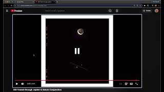 CuriousPilot precision: ISS Transit between Jupiter & Saturn