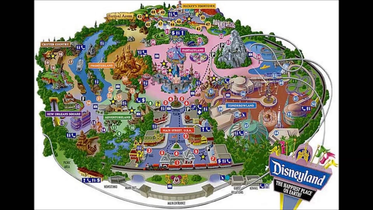 Minecraft Disneyland map - YouTube