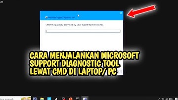 CARA MENJALANKAN MICROSOFT SUPPORT DIAGNOSTIC TOOL LEWAT CMD DI LAPTOP/ PC