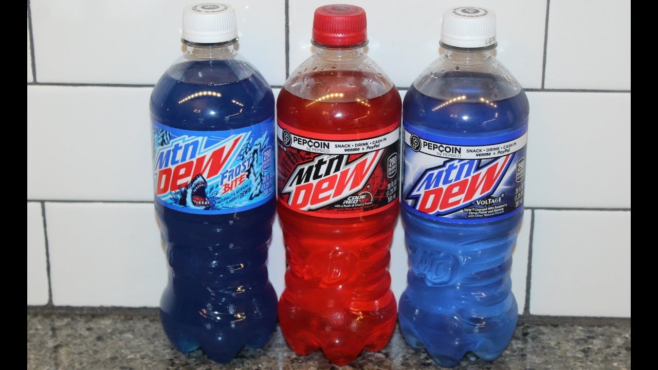 Mtn Dew Frost Bite Code Red Voltage Review Youtube