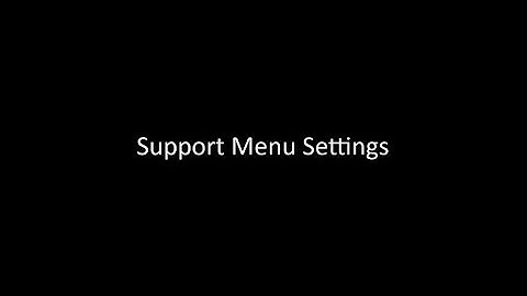 Cosmetsy -  Support Menu Settings