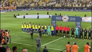 Saudi Arabia anthem before Al Nassr 4-0 Al Raed 28 APR 2023