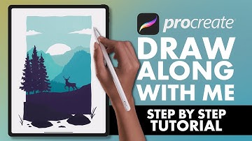 #13 Procreate Step by Step Tutorial - DRAW ALONG WITH ME